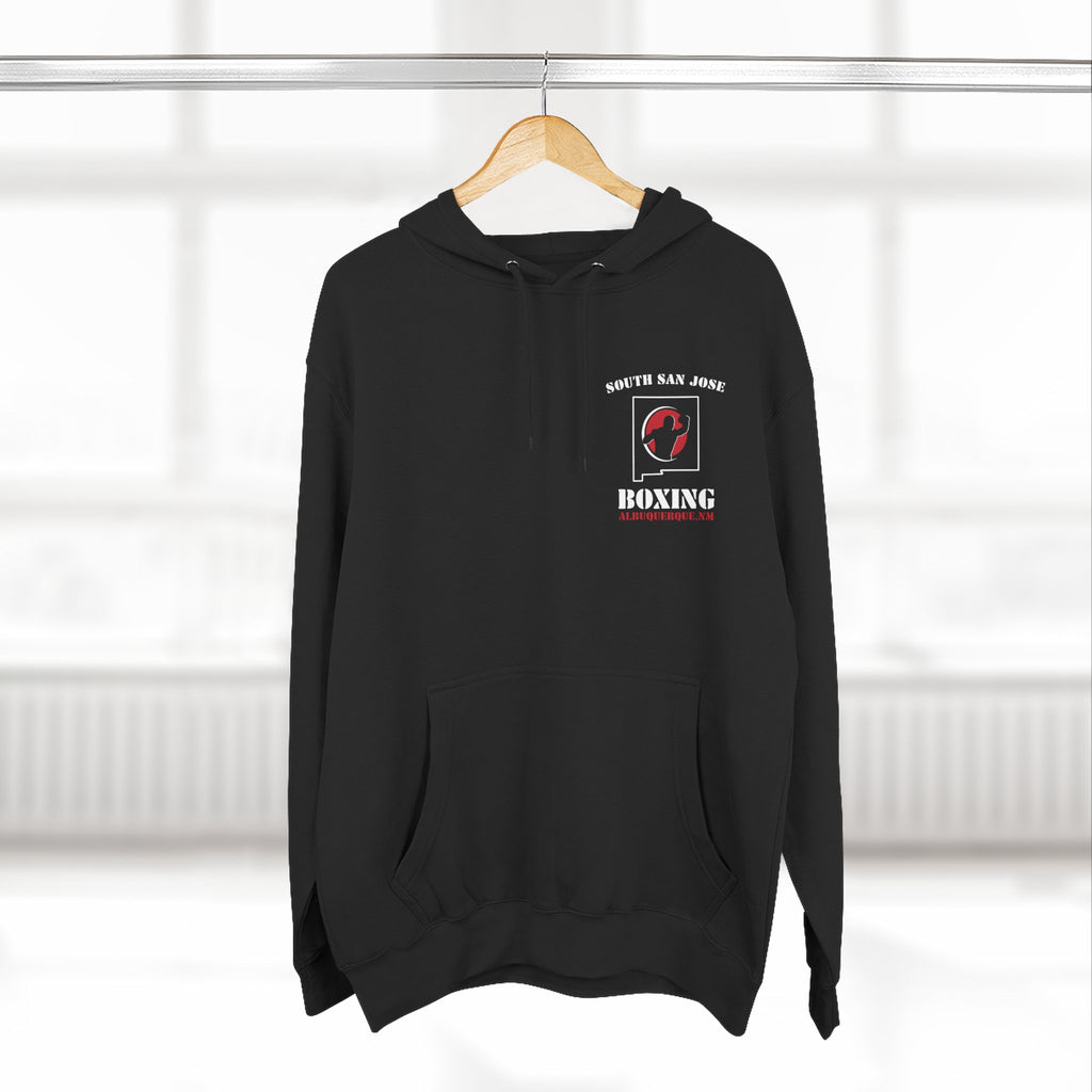 Inspirational Three-Panel Fleece Hoodie for Motivated Individuals