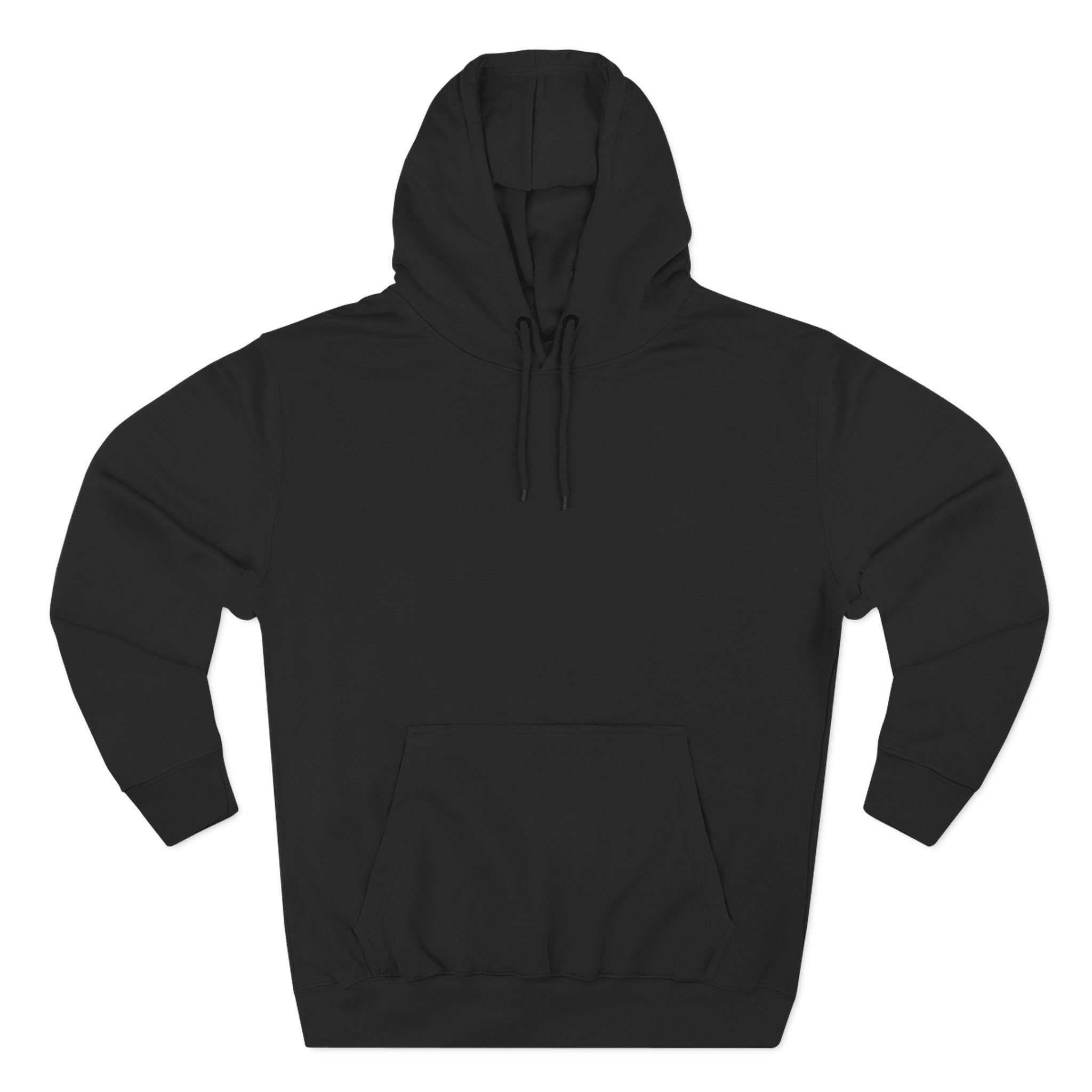 Inspirational Three-Panel Fleece Hoodie for Motivated Individuals